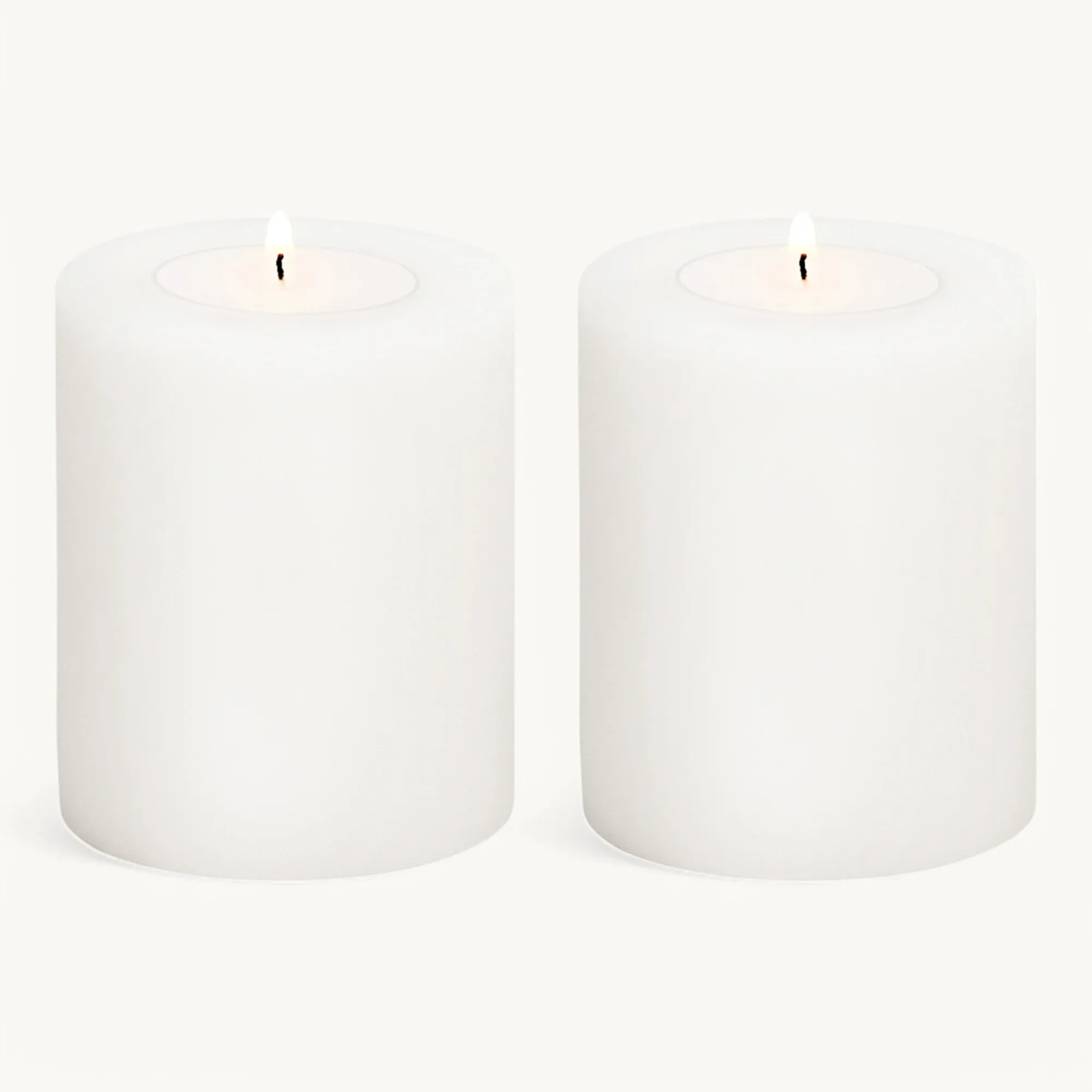 2er-Set Dauerkerze Cornelius (Höhe 9 cm, Ø 8 cm), hitzebeständig bis 90°